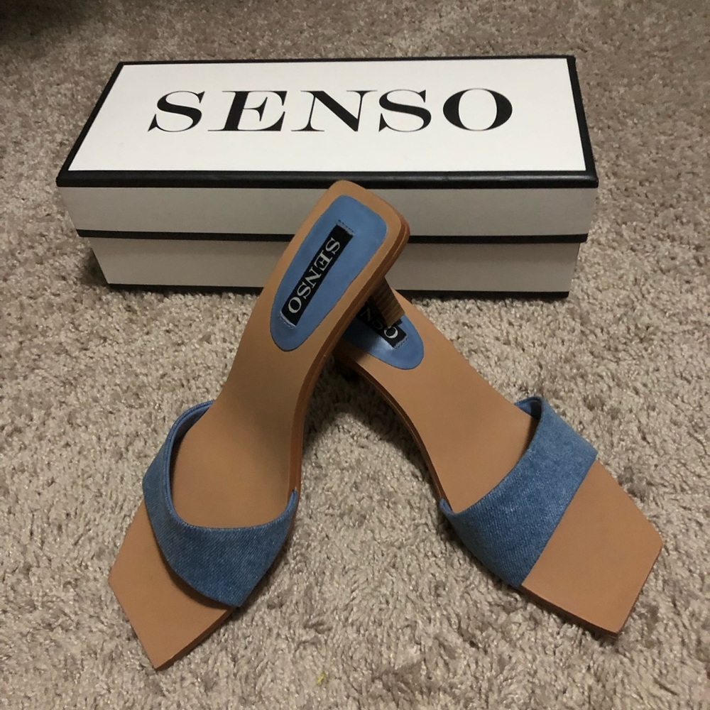 Senso denim sandals size 38